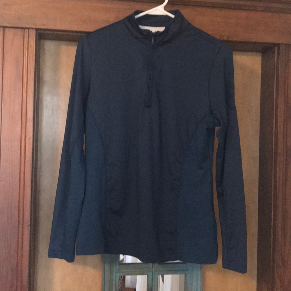 Athletic quarter zipper top